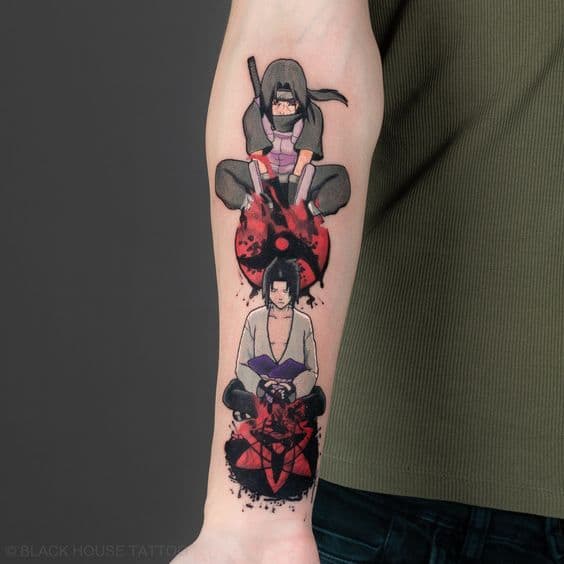 Sasuke and itachi tattoo