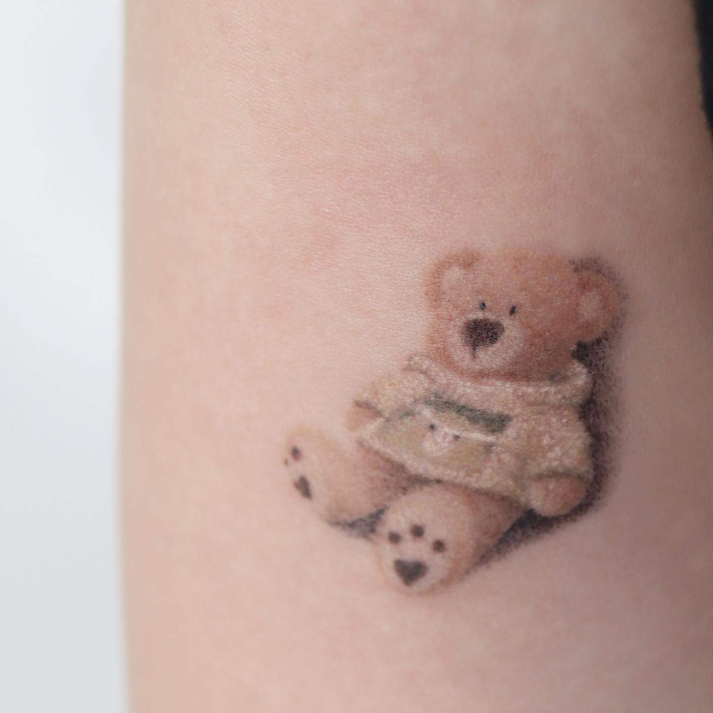 Teddy Bear White little Panda Temporary Tattoo For Boys Girls Men Women   Amazonin Beauty