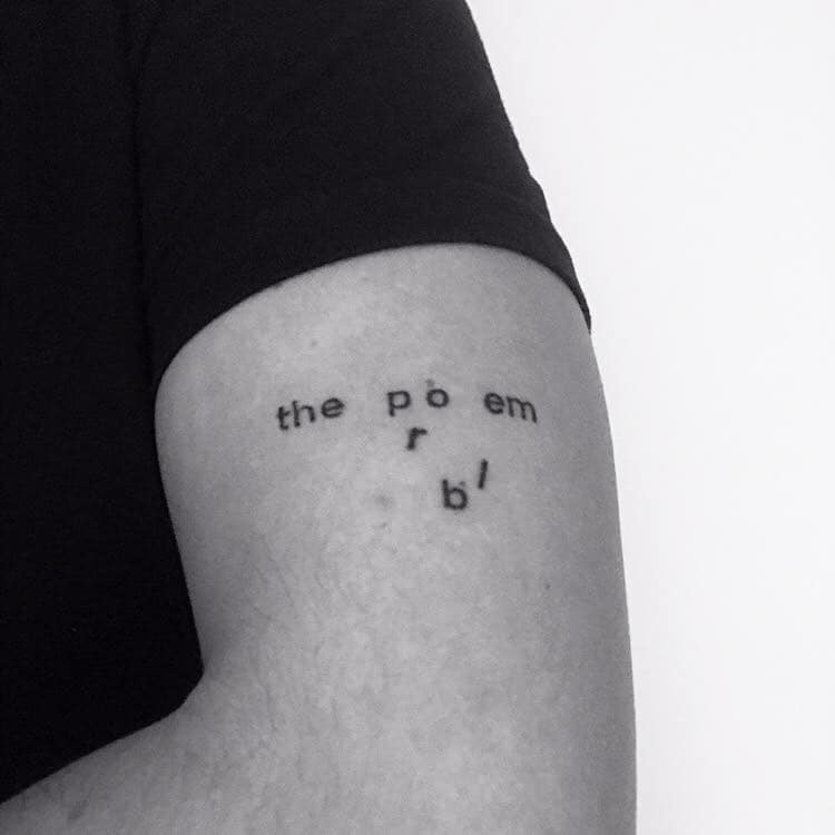 10 Bold Letter Tattoo Ideas That Will Blow Your Mind  alexie