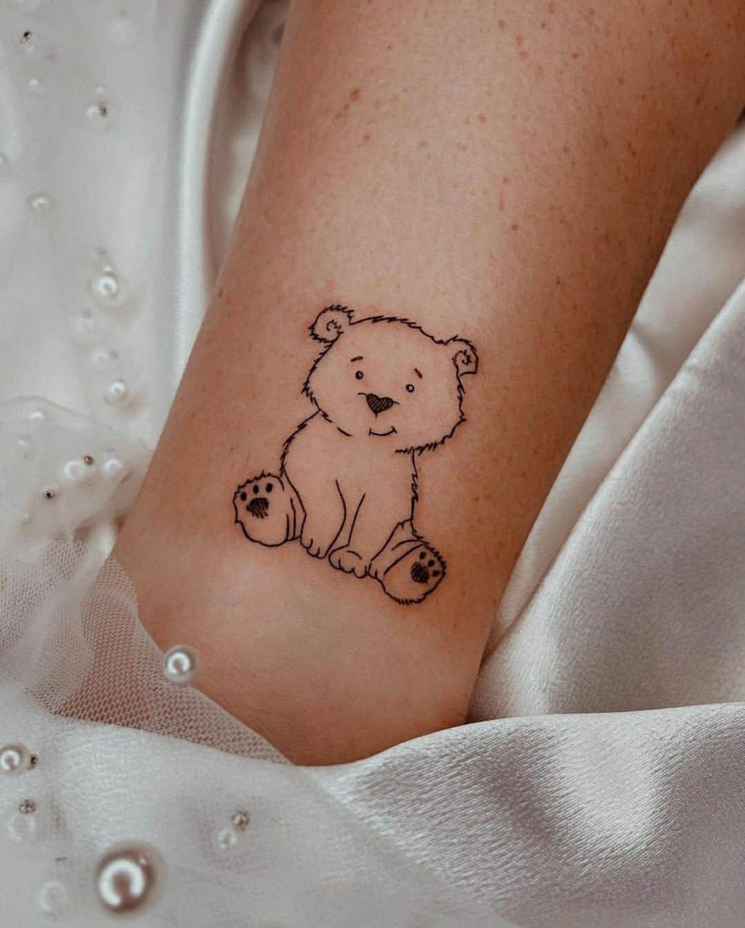 Teddy Bear Tattoo  Teddy bear tattoos Bear tattoos Bear tattoo designs