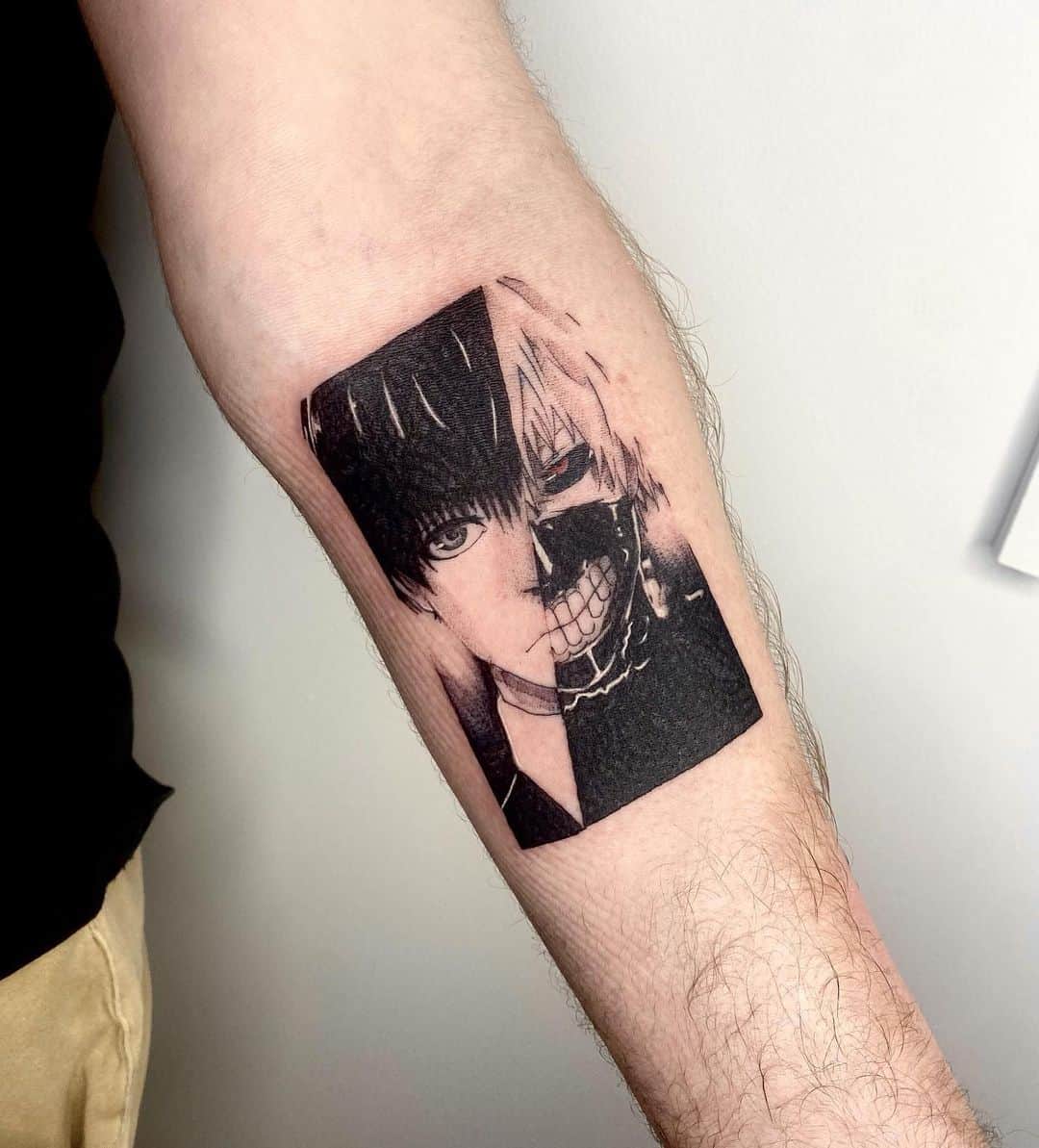 Tokyo Ghoul tattoo by breannakay tattoos