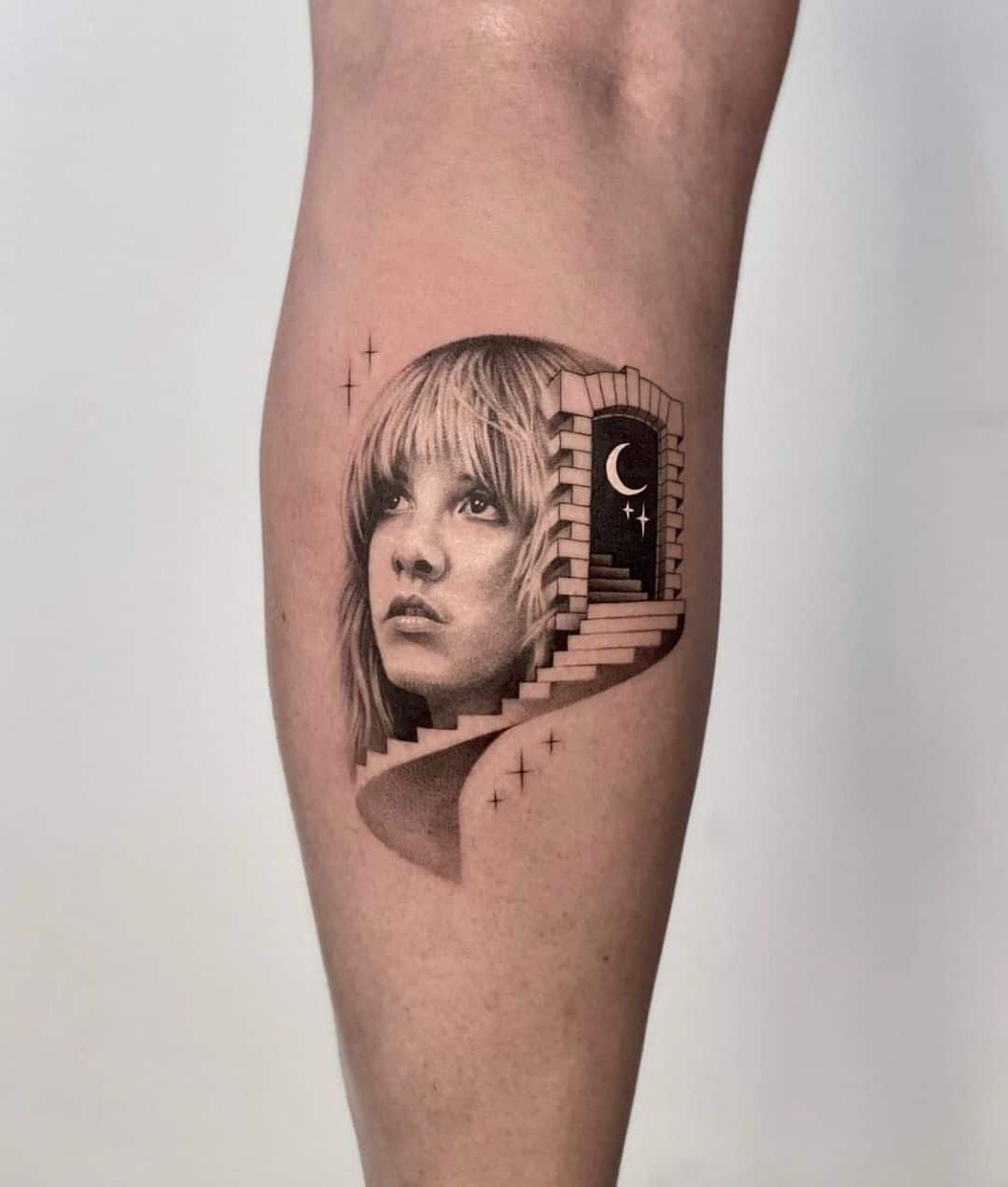 Unique girl realism tattoo by rorotatts