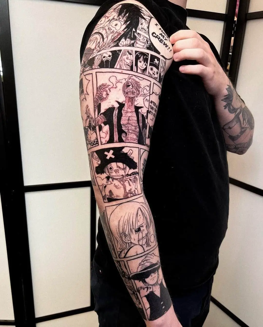 Wonderful full arm tattoo