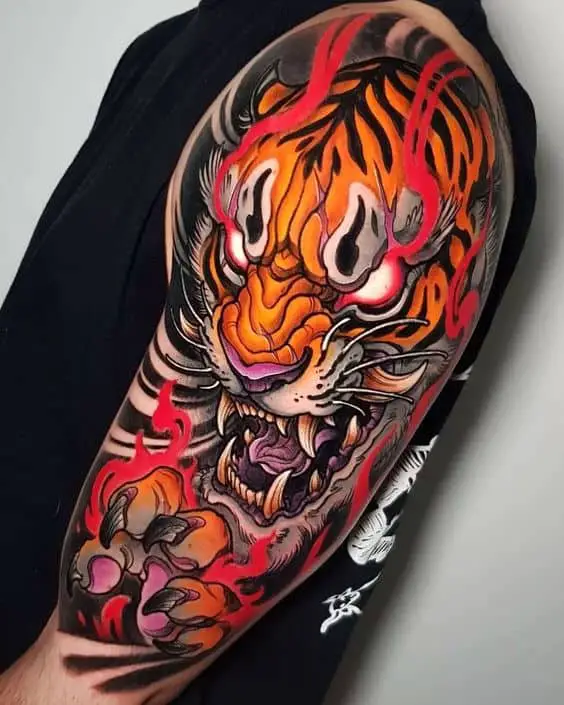 Wonderful tiger tattoo 1