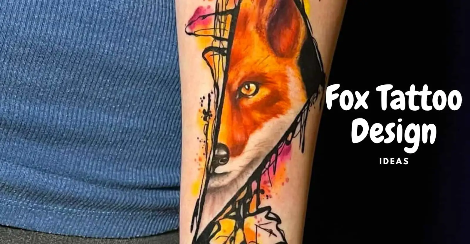 50+ Examples of Vibrant Fox Tattoo Designs | Art and Design