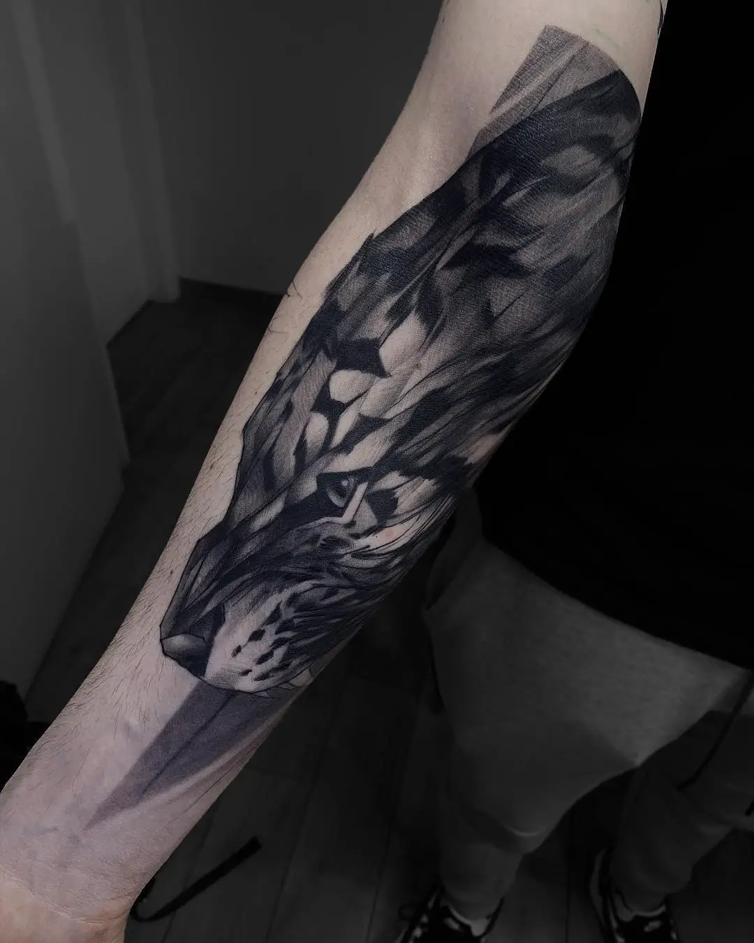 Amazing abstract tattoo on lower arm by enricoway