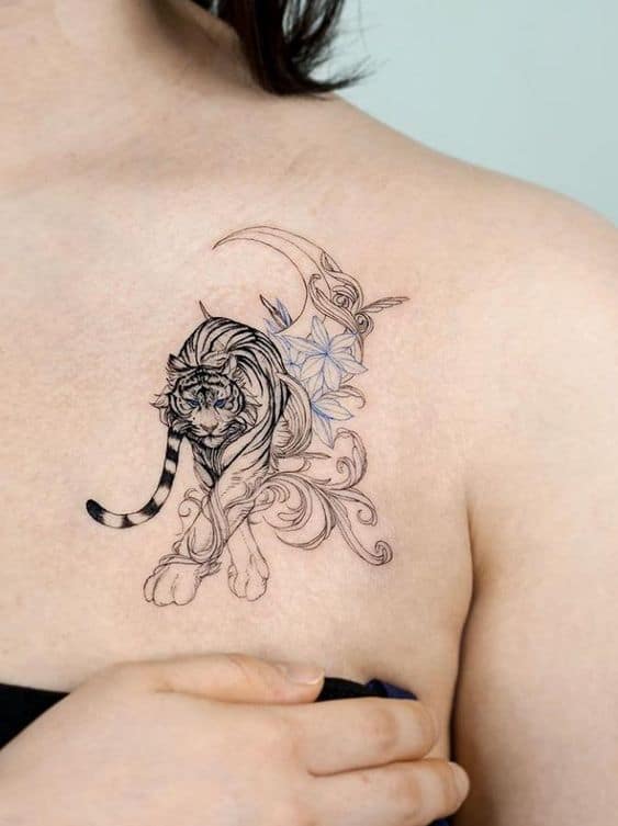 Animal tattoo for women 3