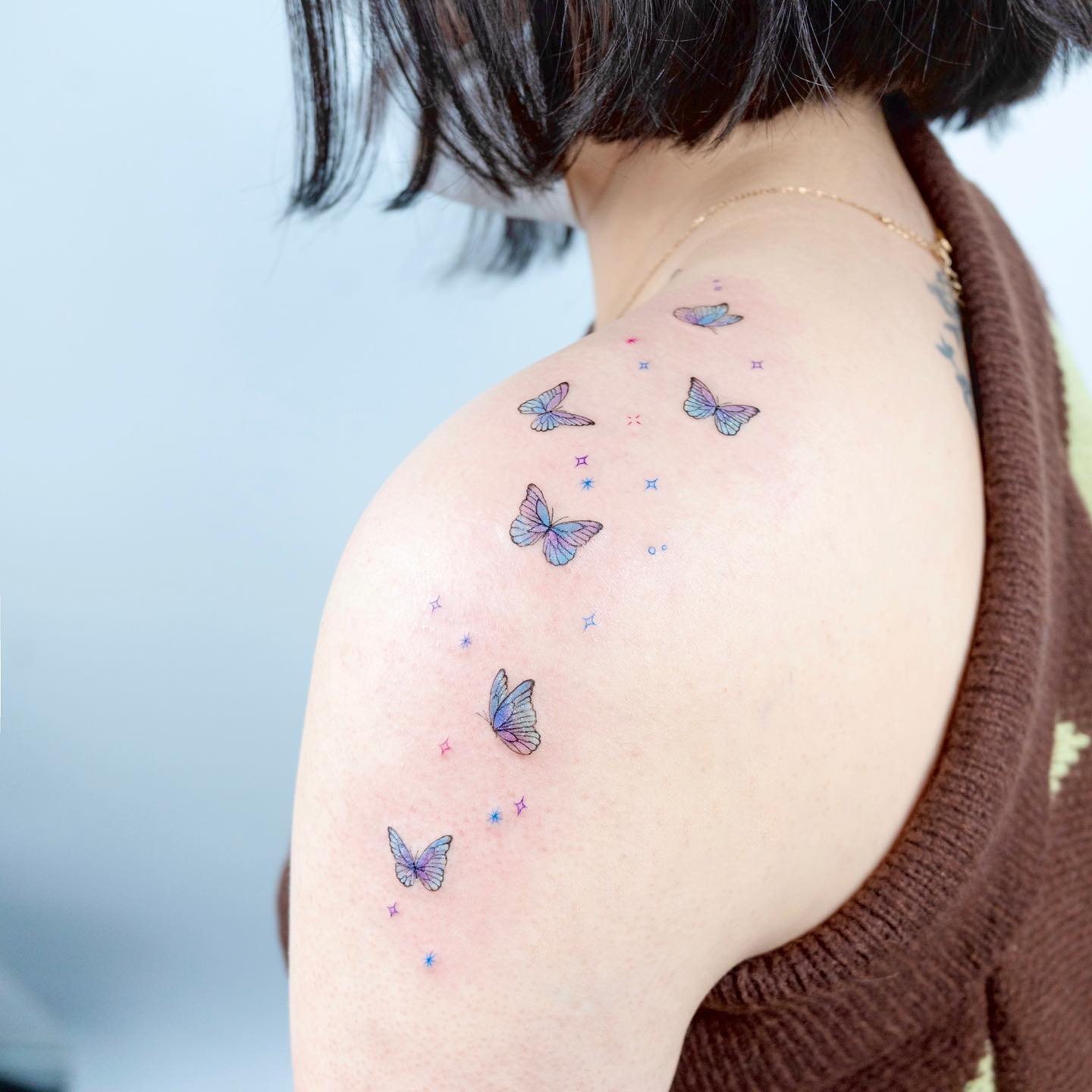 Beautiful butterfly tattoo by coy.tattoo