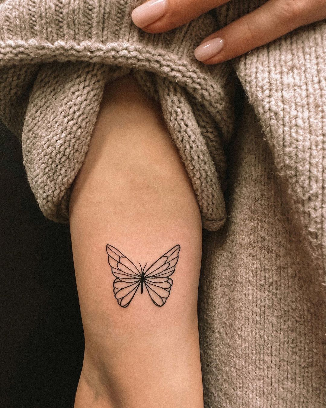 Butterfly tattoo by hybridink.helsinki