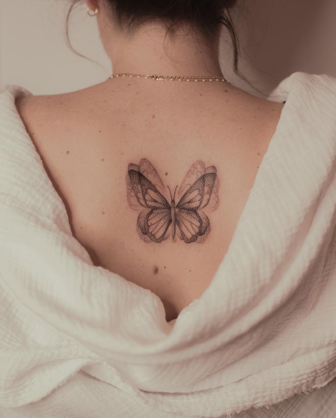 Butterfly tattoo design by hanae.tattoo