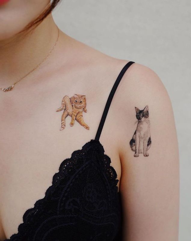 Cat tattoo 3
