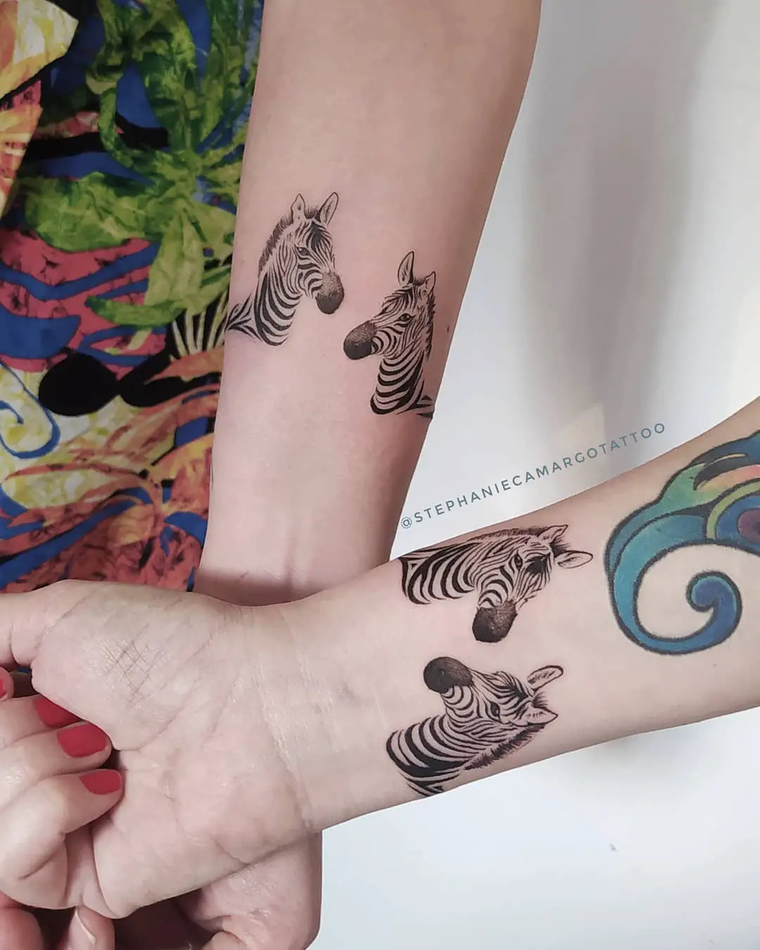Cute zebra tattoo design by stephaniecamargotattoo