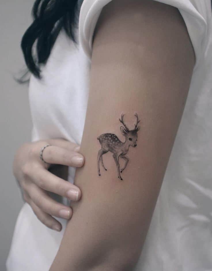 Deer tattoo 2