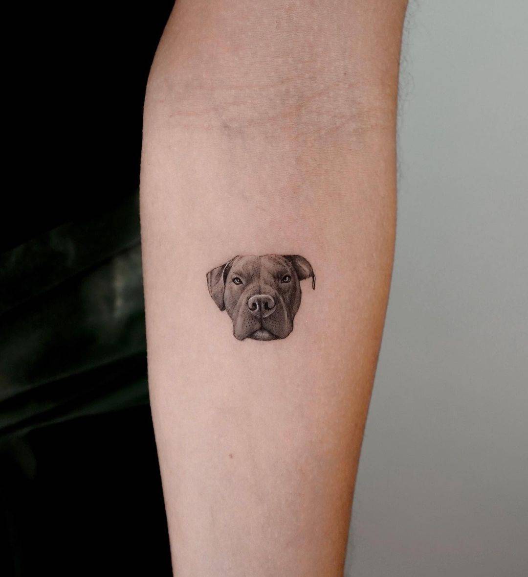 Dog tattoo design by frankly.sasha .tattoo
