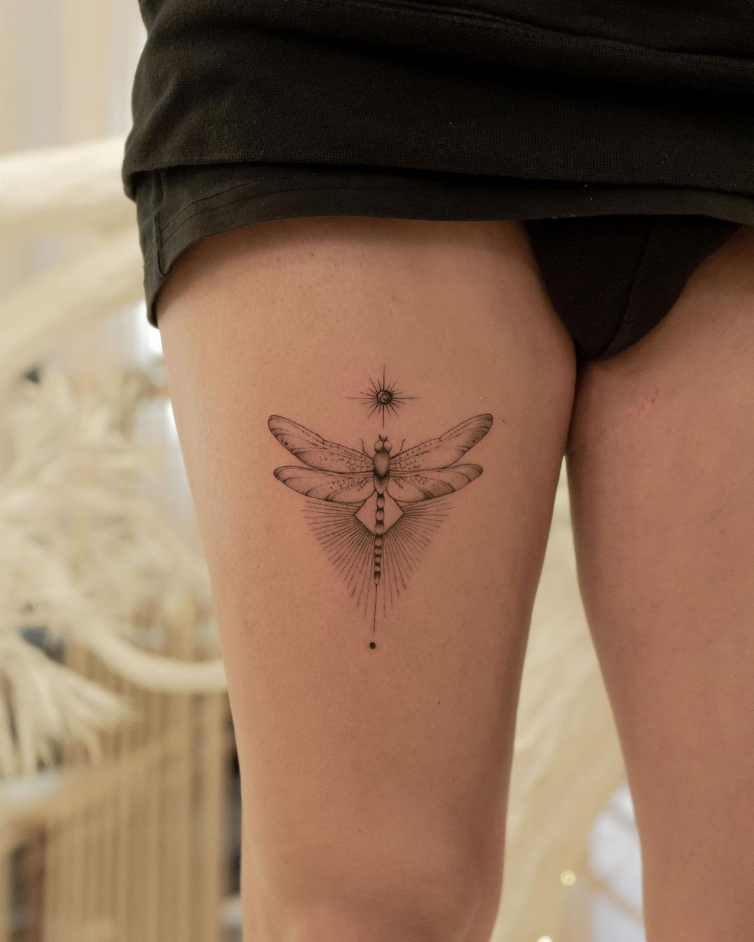 Dragonfly tattoo by fda lights
