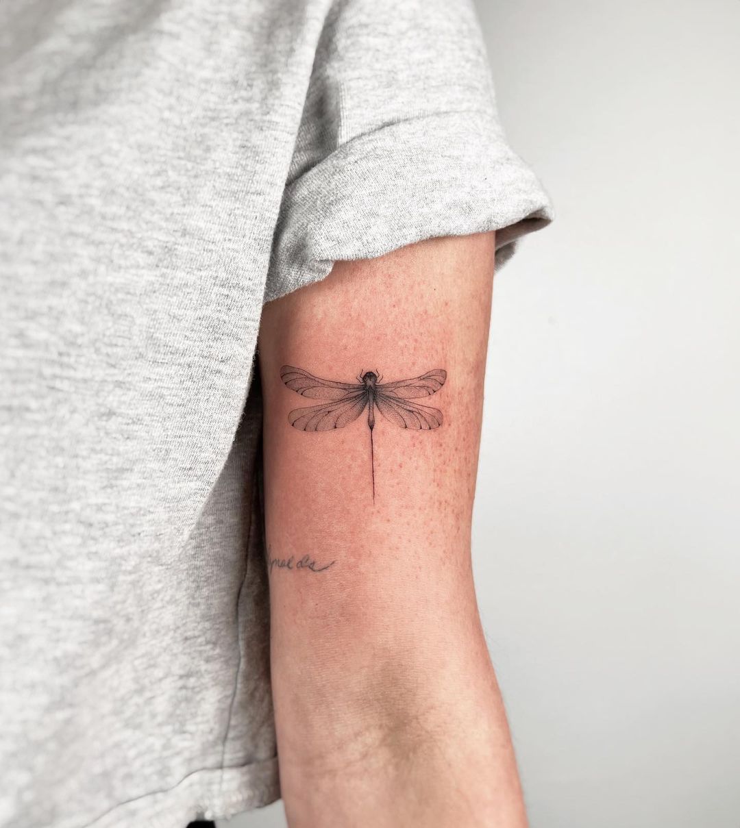 Dragonfly tattoo design by bellytatty