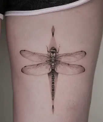 Dragonfly tattoo design by thommesen ink