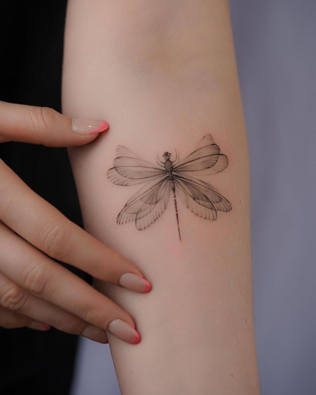 Dragonfly tattoos by