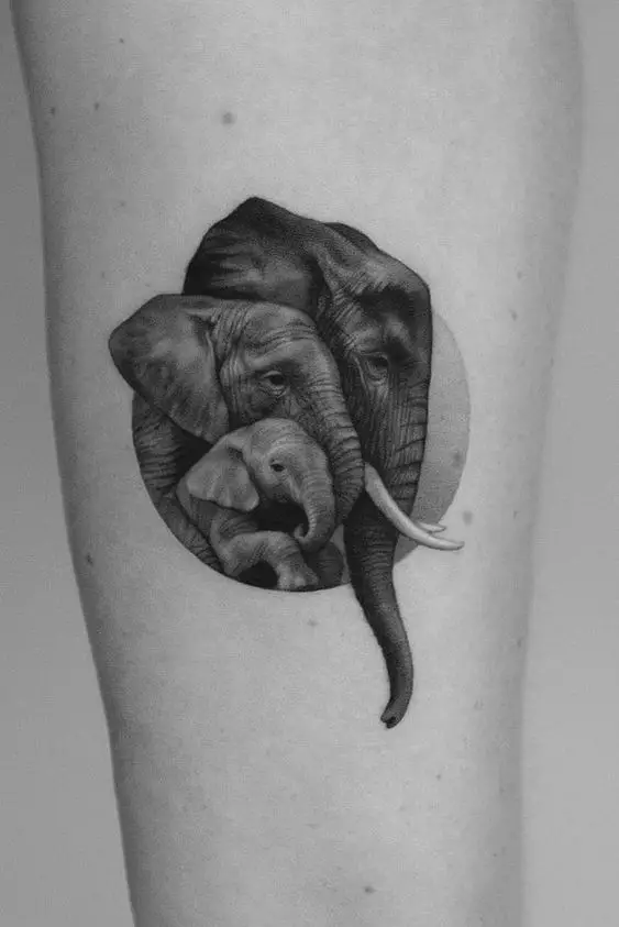 Elephant tattoo 2