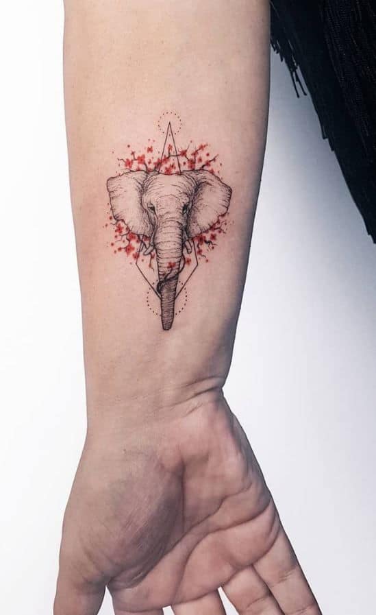 Elephant tattoo 4