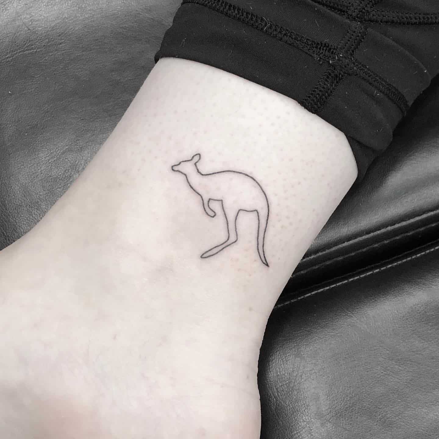 Kangaroo tattoo by stef2026