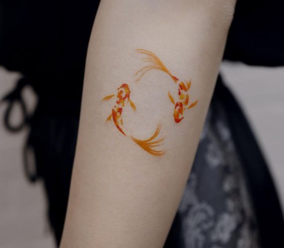 Koi fish tattoo 2
