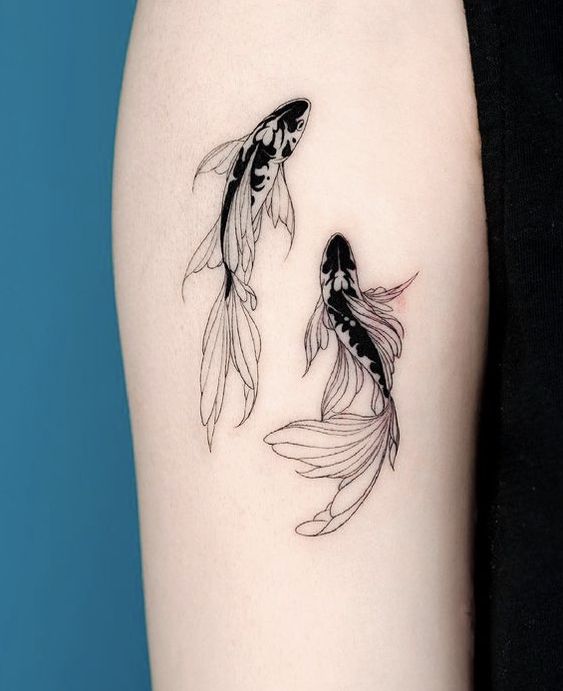 Koi fish tattoo design 3