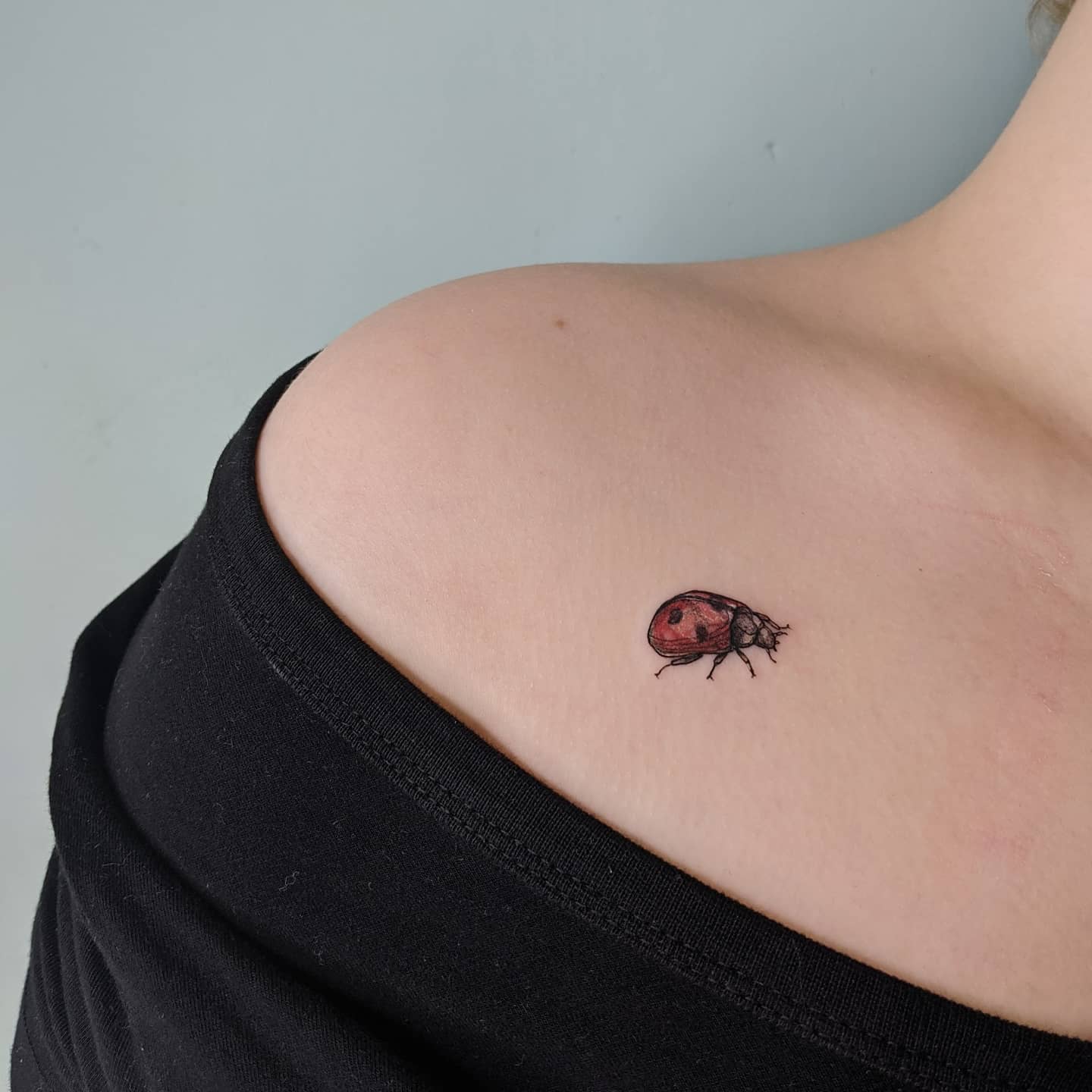 Ladybird tattoo by beccimaryanne