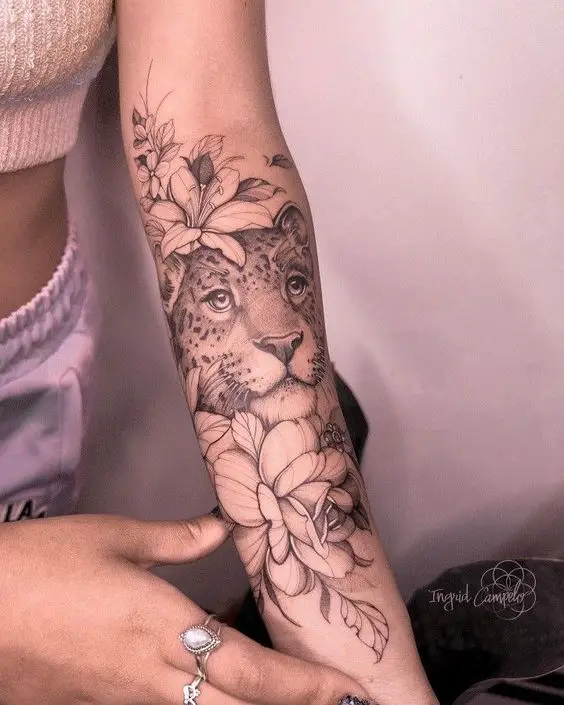 Fluffy Talks About Her Floral Animal Tattoos – Scene360