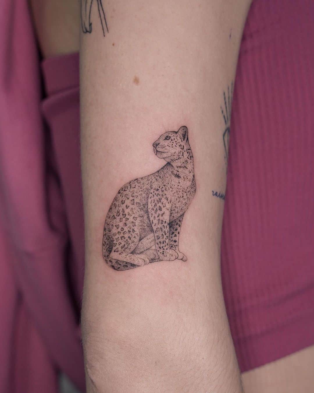 Leopard tattoo by kdrozd tattoo