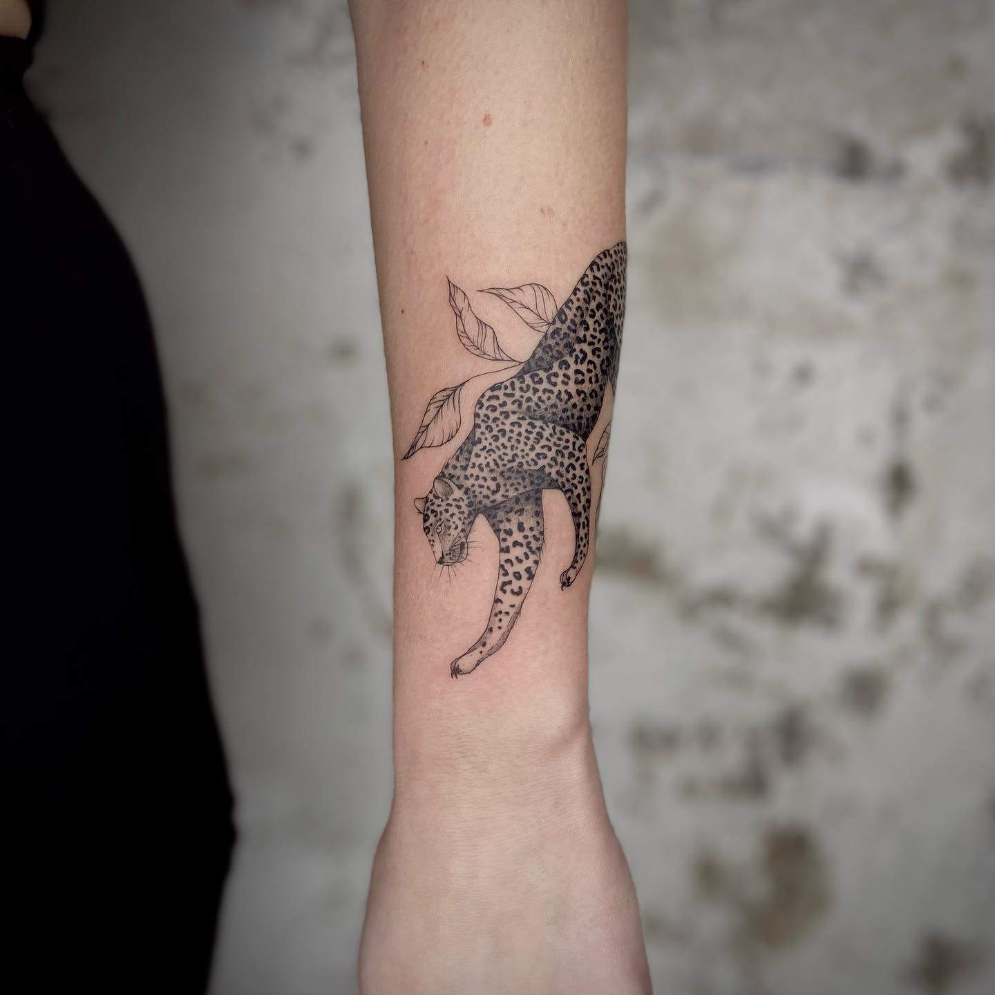 Leopard tattoo by