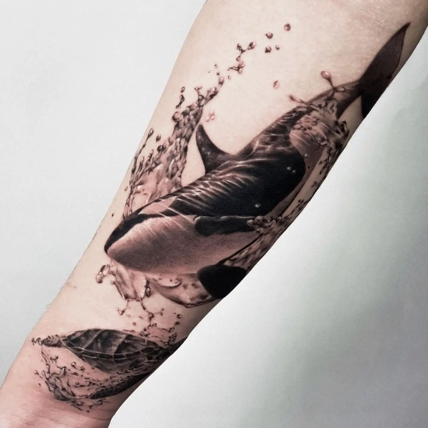 Orca whale tattoo by southcitymarket
