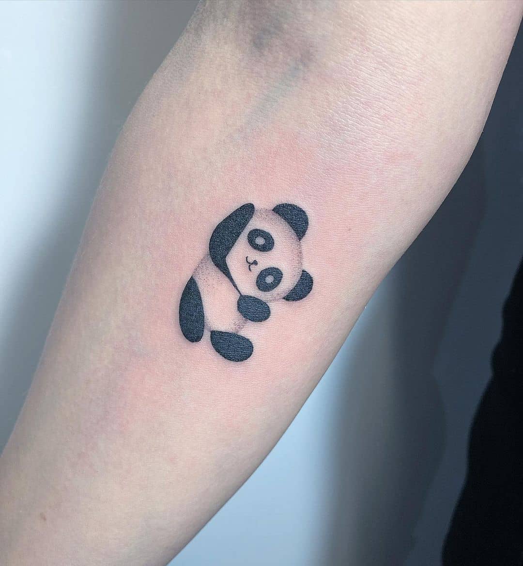 Panda tattoo design by ehka tattooart 1