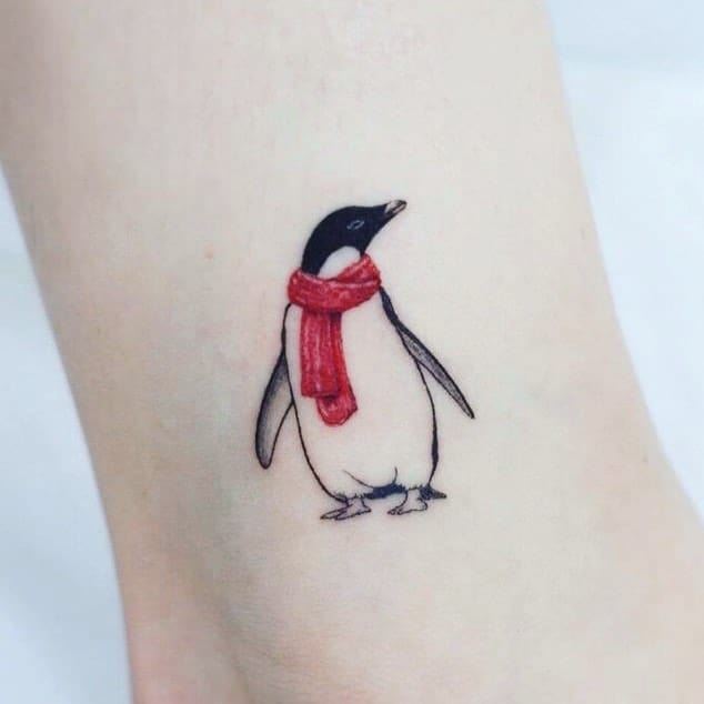 Penguin tattoo by cathylee