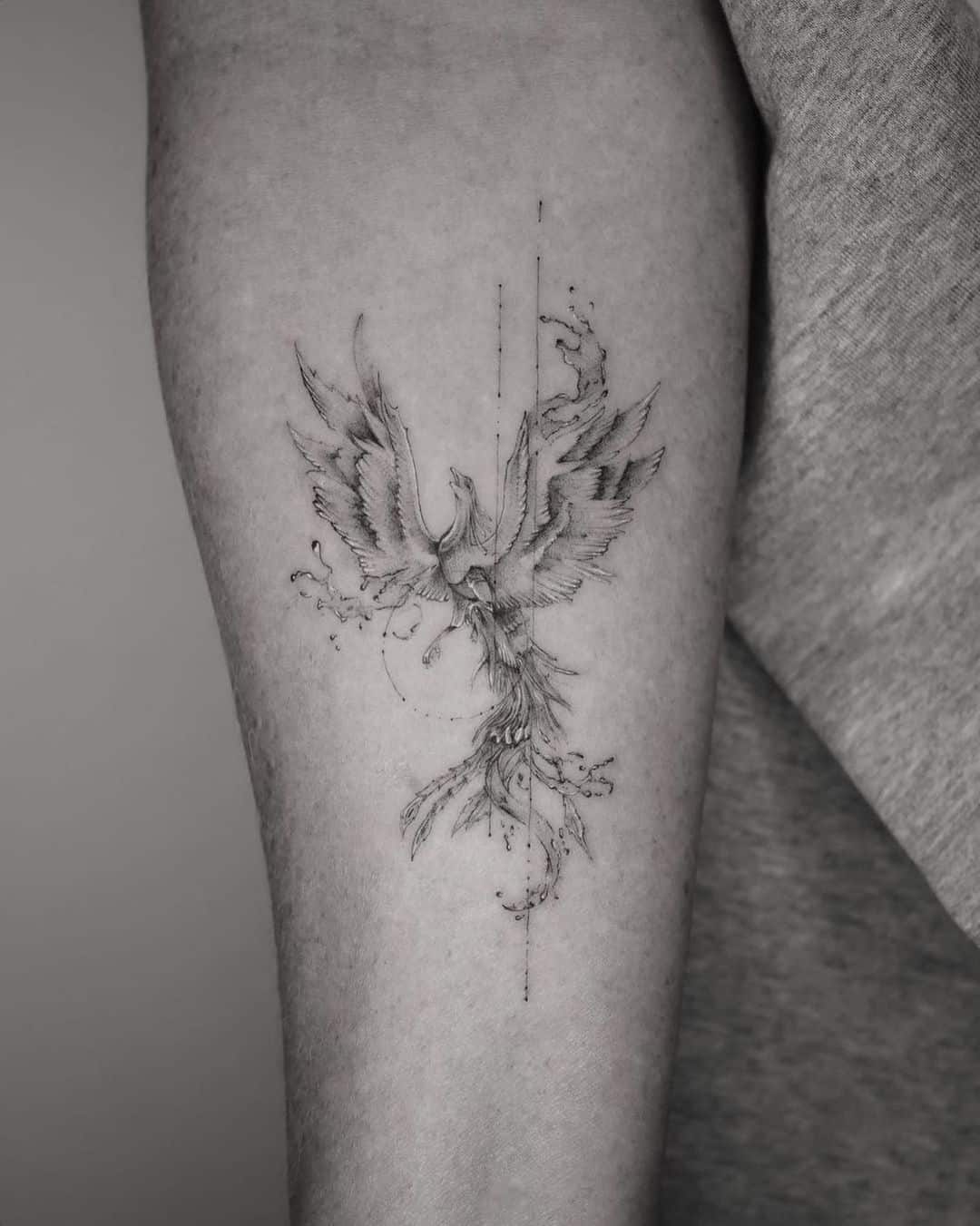 Phoenix tattoo by torocsik.ink