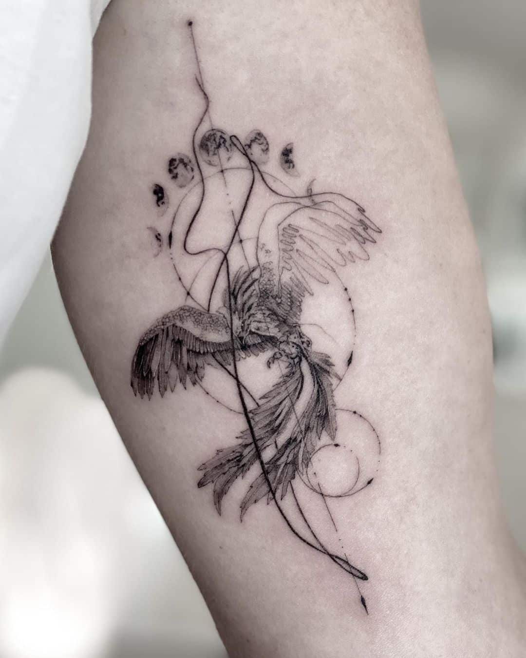 Phoenix tattoo by torocsik daniel