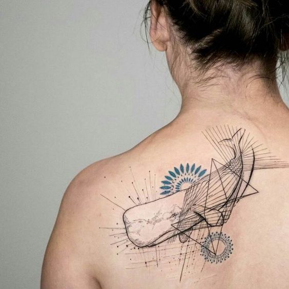 Sperm whale tattoo 1