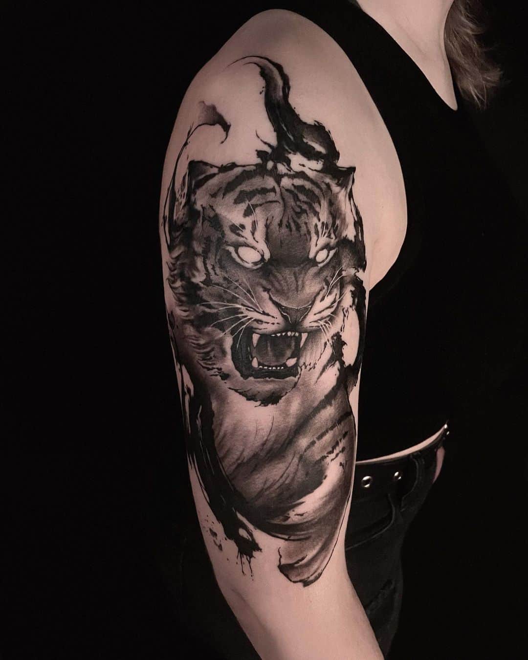 Tiger tattoo by ken47852