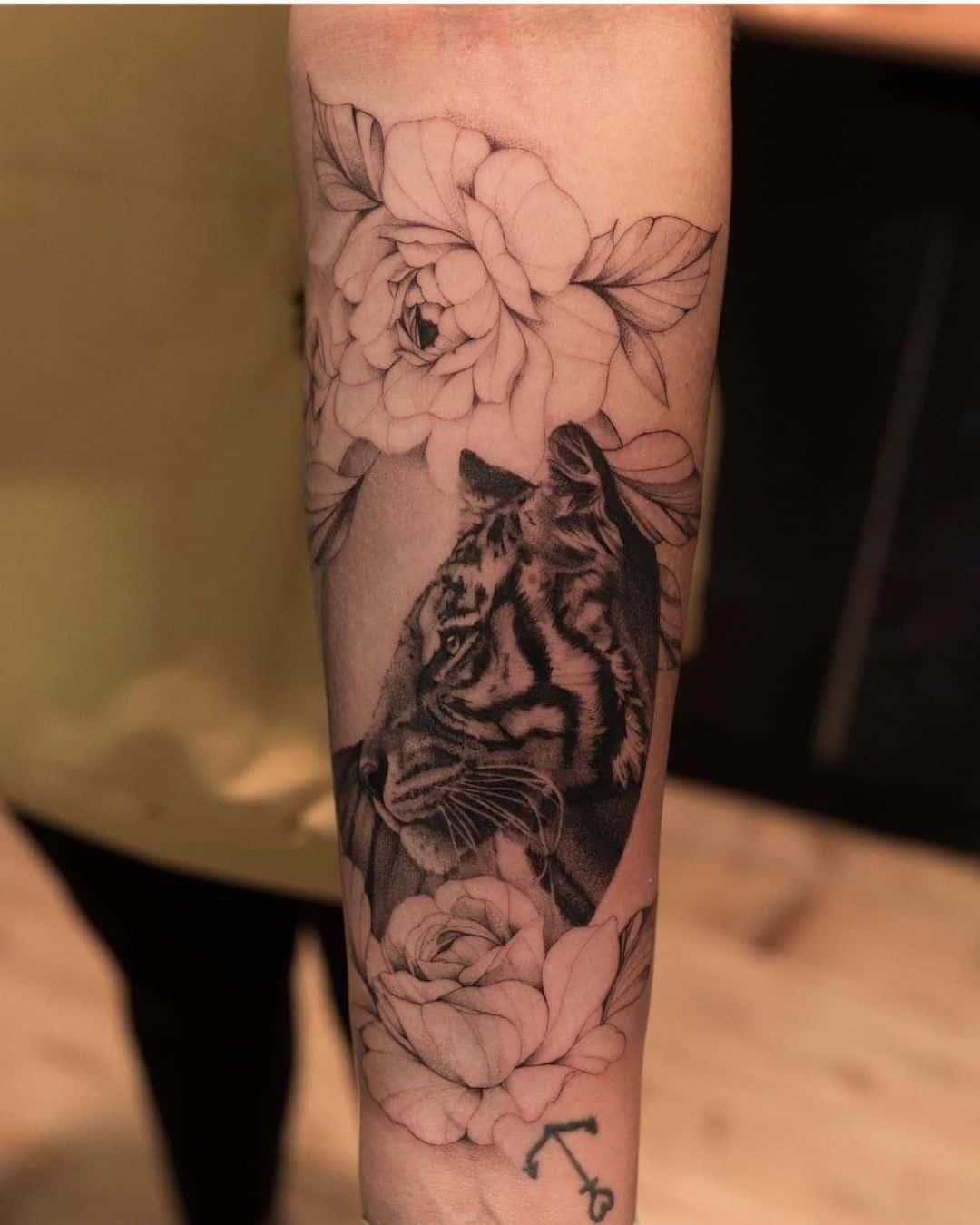 Tiger tattoo by tattoo.by .veronika
