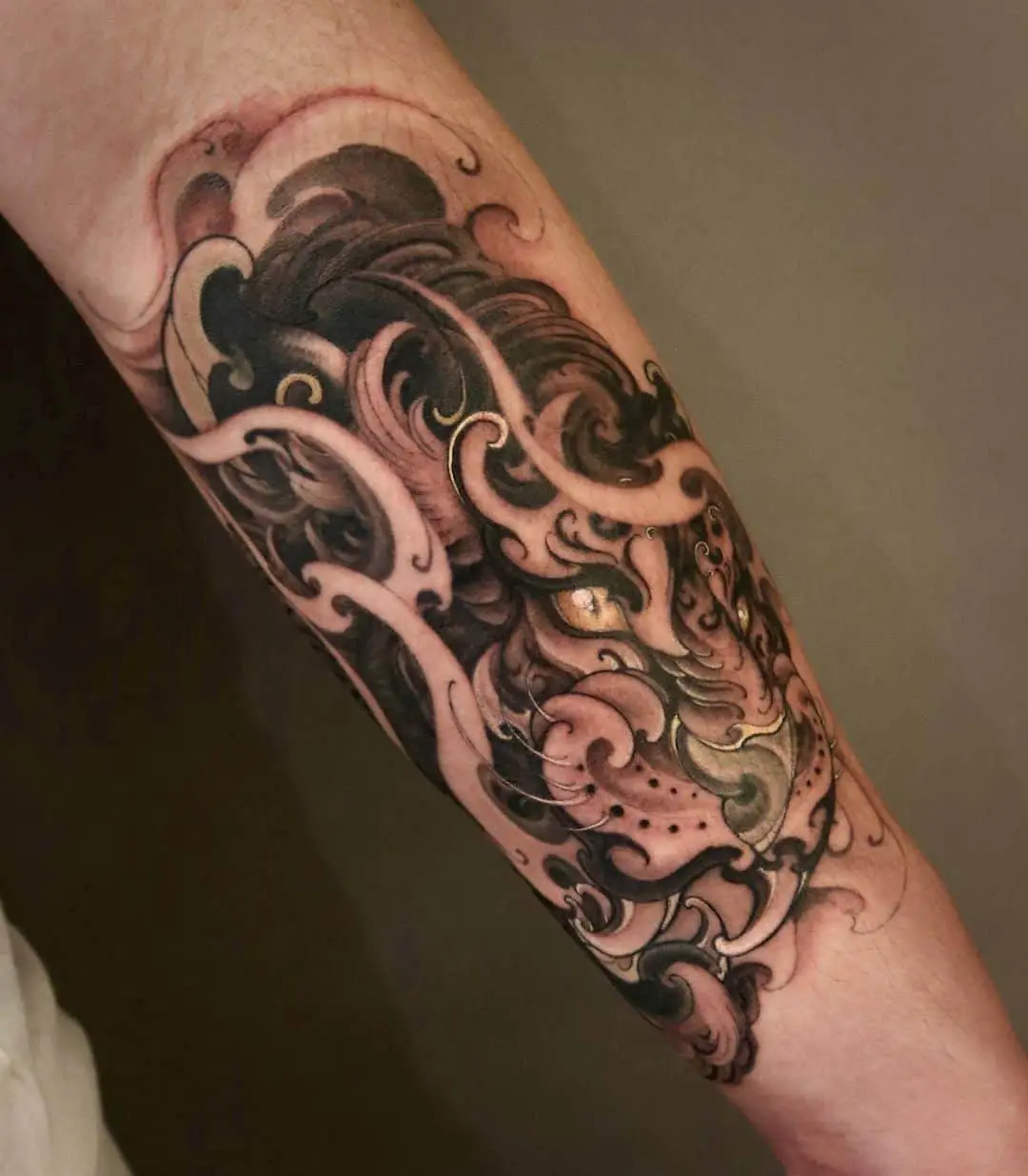 Traditional tiger tattoo design by nwotattoo jinse