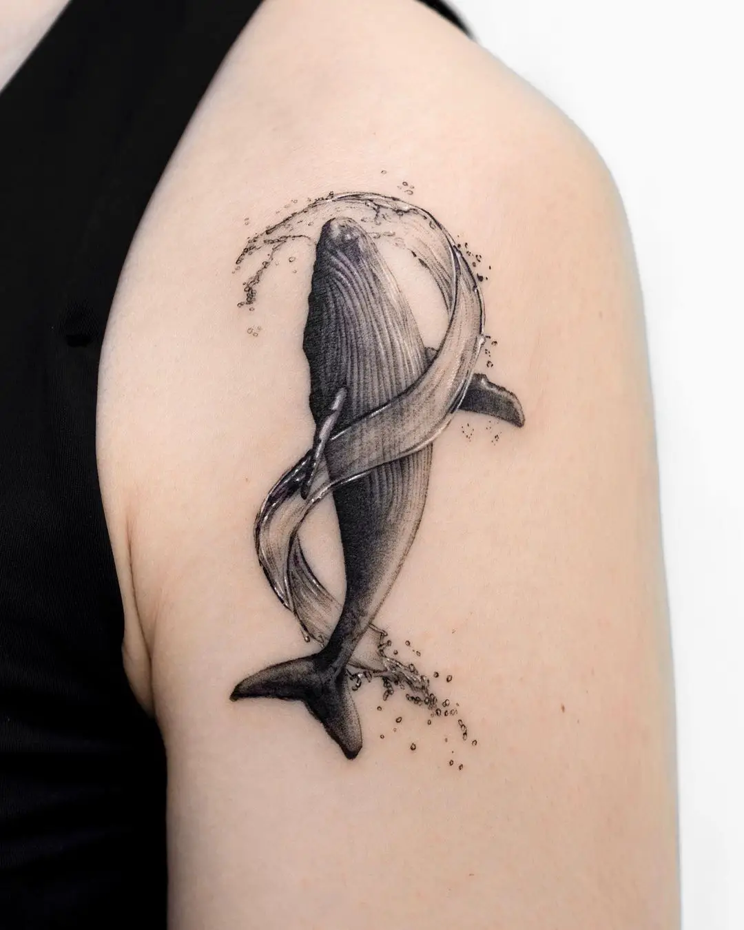 Whale tattoo design by start.your .line