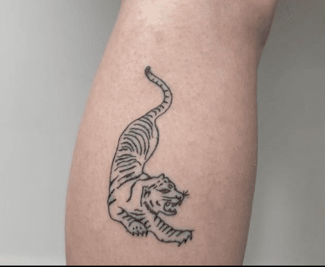 White tiger tattoo by goksu.tattoo
