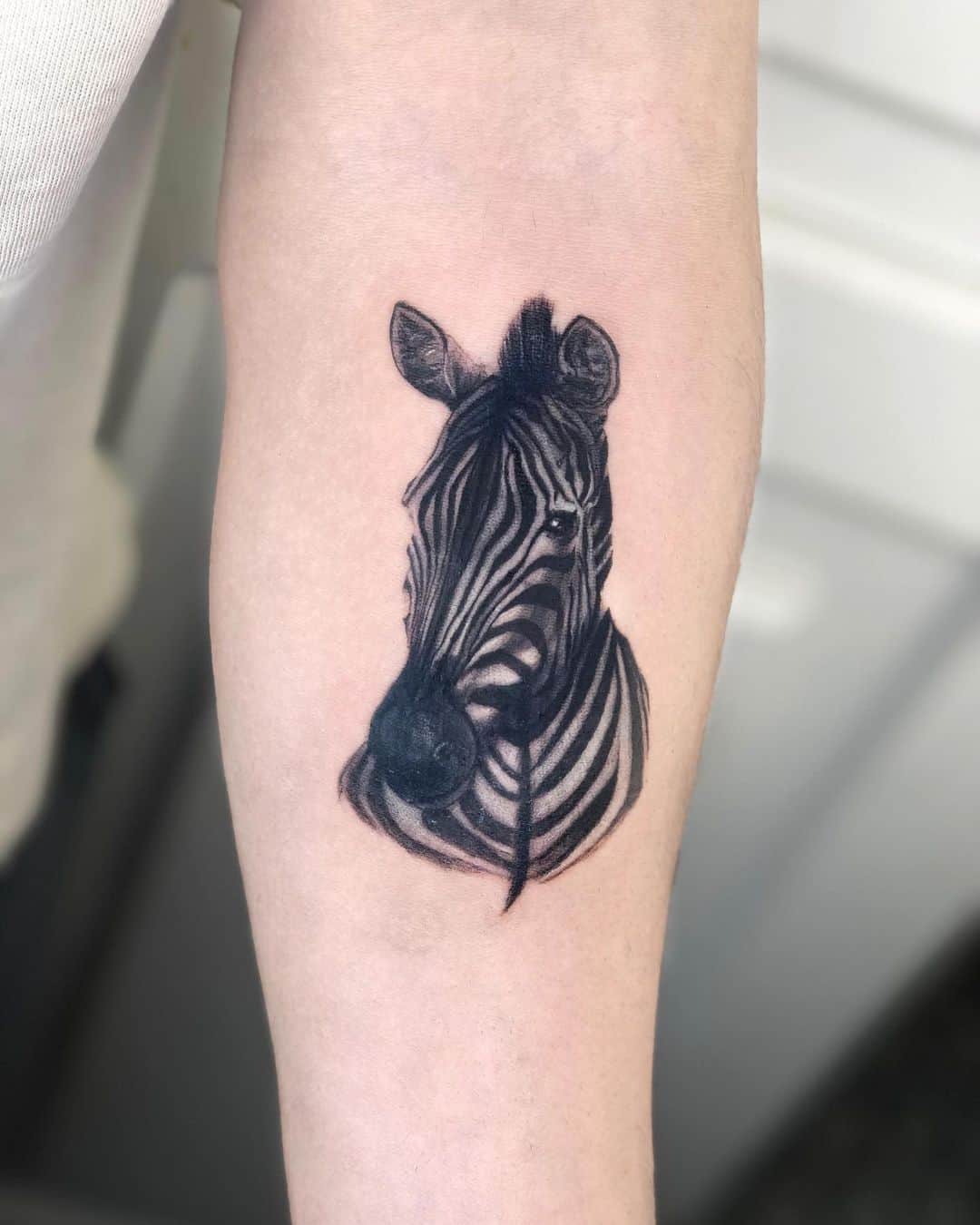 Zebra tattoo by melikeylldiz