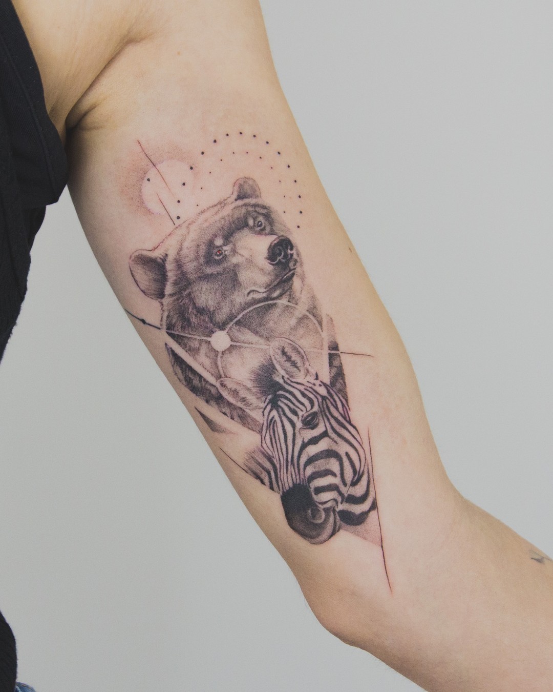 Zebra tattoo design by kalawa.tattooer