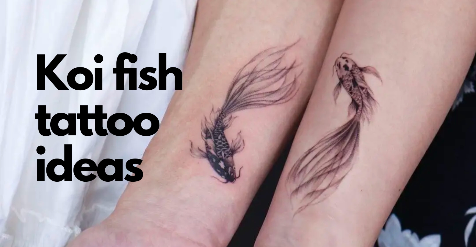 stunning koi fish tattoo ideas