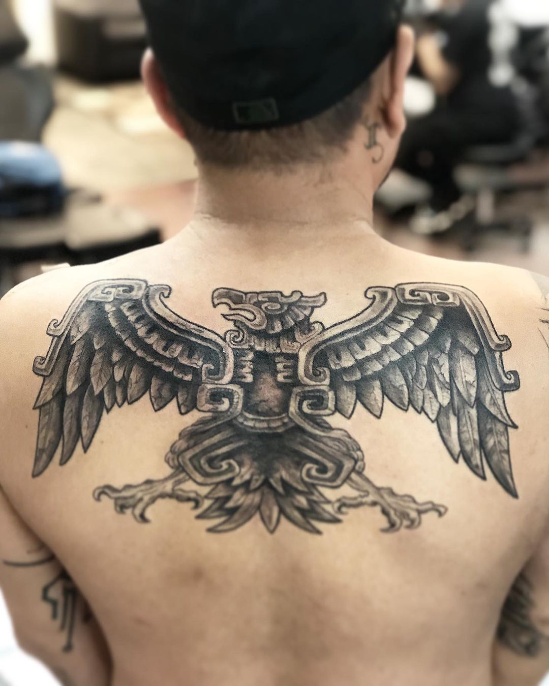 Arzetc eagle tattoo by juanjrluna