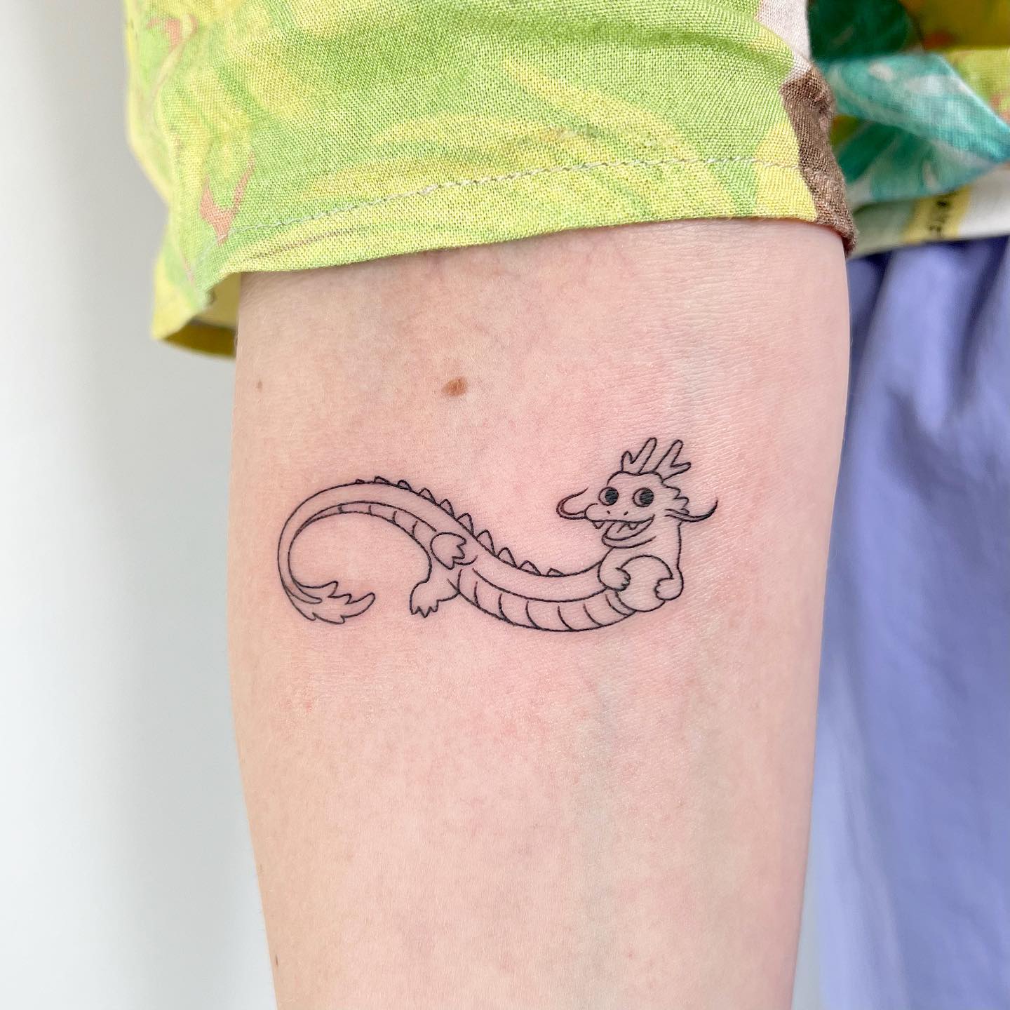 Baby Dragon tattoo by buoythefishlover