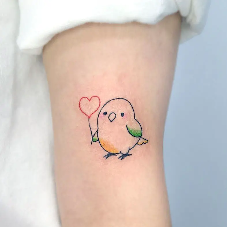 Bird tattoo for women by seoming tattoo