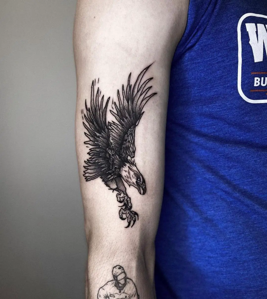 Black eagle tattoo by bunchee tattoo