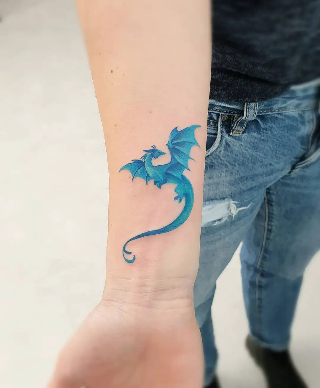 Blue Dragon tattoo by siminamina